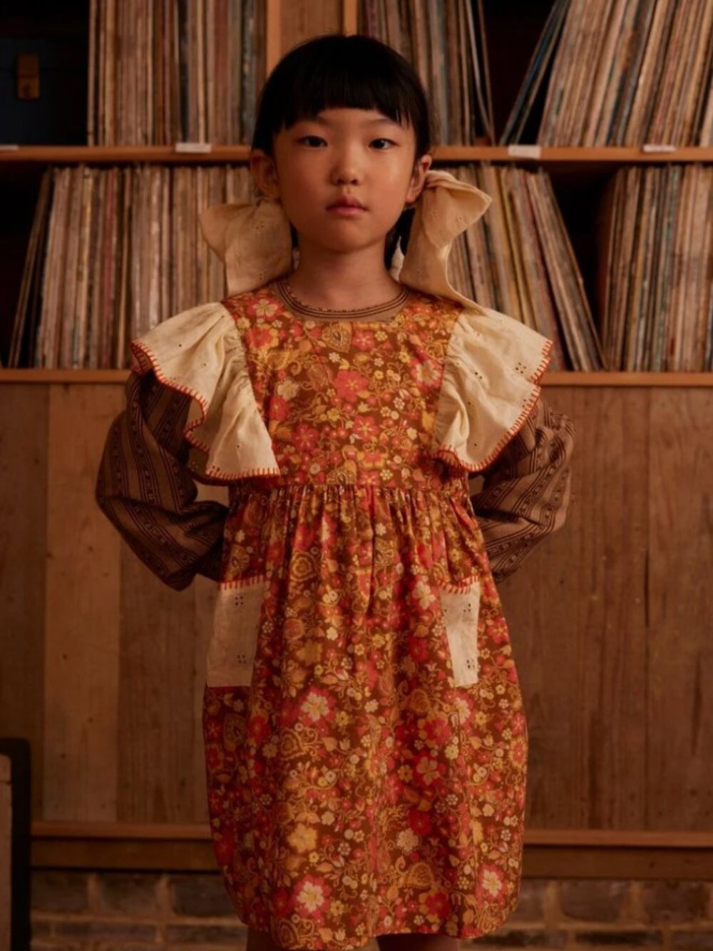 Apolina Apolina Ursina Frill Pinafore, 2-3Y